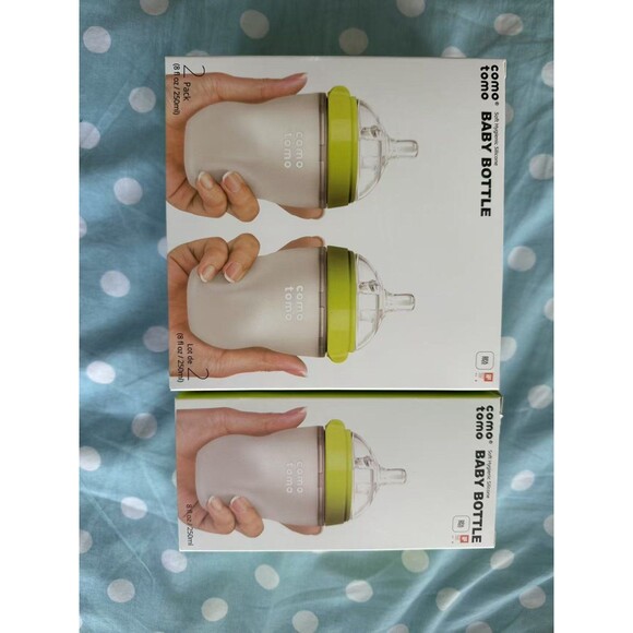 Comotomo baby bottle 3 set brand new - Picture 1 of 2
